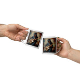 Close-up of Virtuoso Venture white glossy coffee mug.